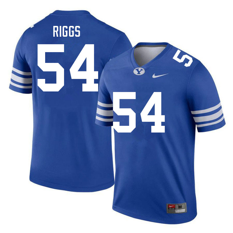 Men #54 Dalton Riggs BYU Cougars College Football Jerseys Sale-Royal - Click Image to Close